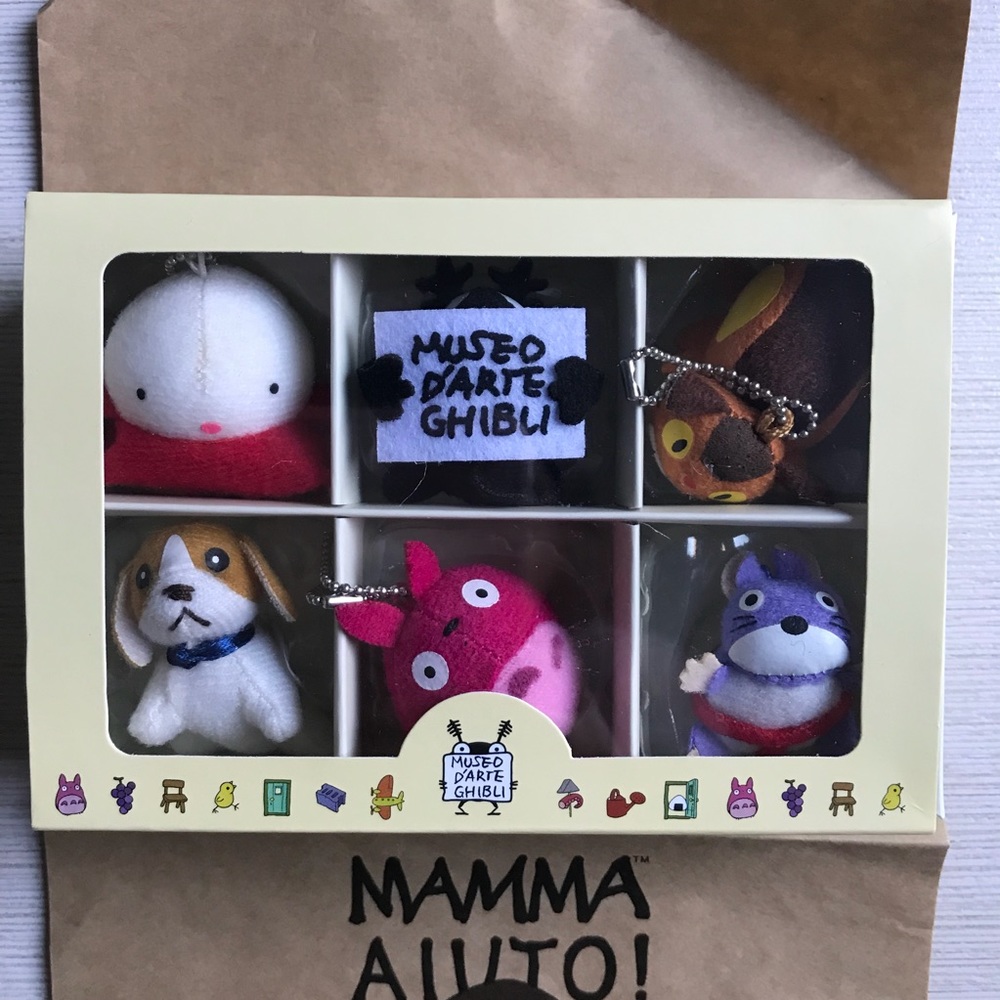 Studio Ghibli Museum Store Character Keychain Set